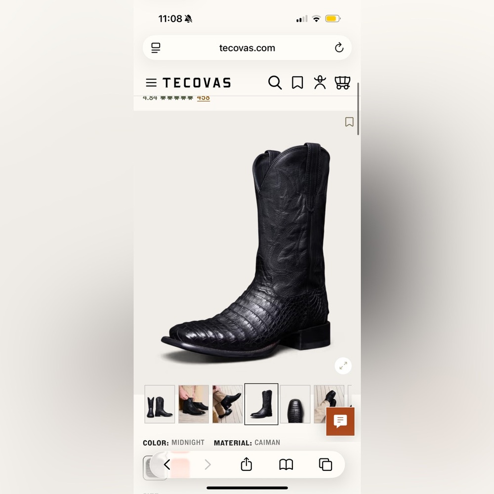 Men’s Tecovas Cowboy Boots - Picture 3 of 7